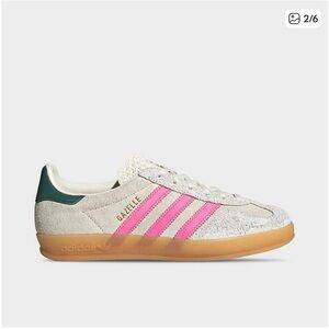 adidas Gazelle Indoor
White Off White Lucid Pink (Women's) 9.5